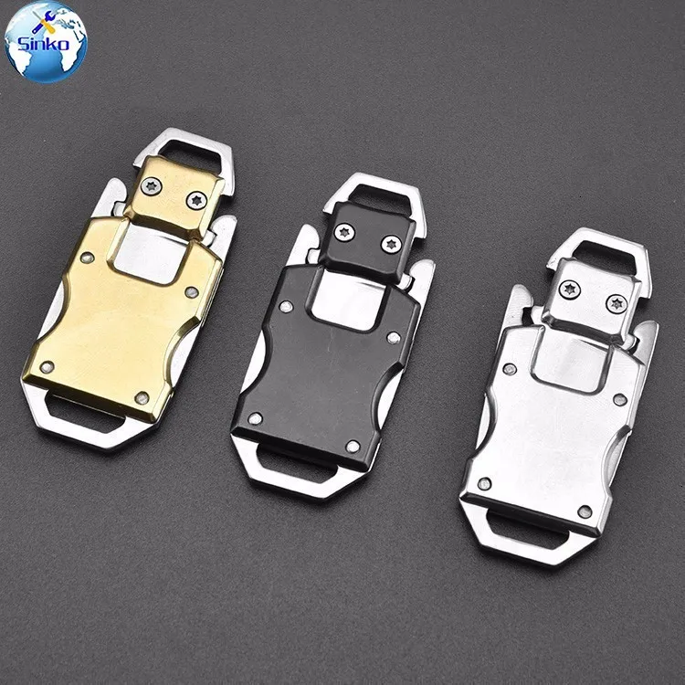 Pocket Knife Stainless Steel Knife for Survival Compact Keychain Folding Knife with Sheath for EDC Hunting Camping Hand Tools