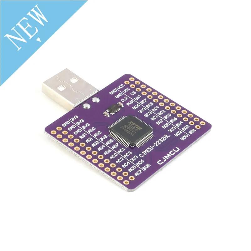 FT2232HL USB Поворот UART FIFO SPI I2C JTAG RS232 CJMCU-2232 CJMCU-2232HL USB к UART двухканальная Внешняя память