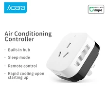 Aqara gateway ar condicionado companheiro zigbee mihome app controle remoto mijia sensor controlador original aqara casa inteligente soquete