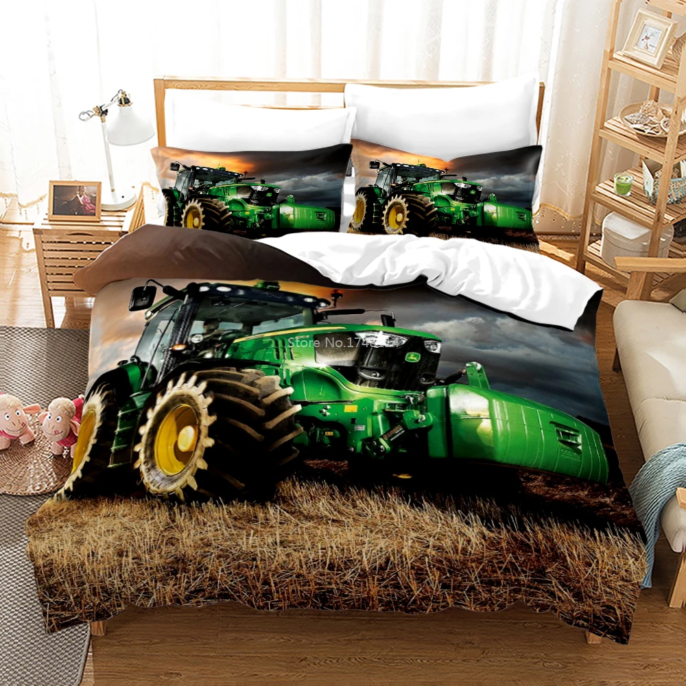 meditatie Middellandse Zee Kwijtschelding Tractor Duvet Cover | Tractor Excavator | Bedding Tractor | Duvet Cover Set  - 3d Printed - Aliexpress