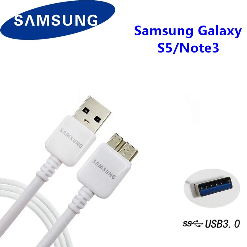 Samsung Galaxy S5 зарядный кабель 100 см Usb3.0 белый синхронизации данных для Note3 мобильного