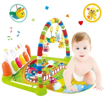 

Infant Music Pedal Piano Fitness Rack Baby Crawling Mat Baby Play Mat Baby Toy