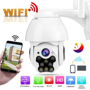 

IP Camera Smart 2MP 1080P Wifi PTZ Camera 8LED Motion Detection Waterproof Security CCTV 110-240V security camera