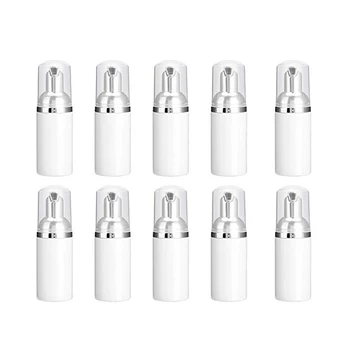 

Hot YO-10Pcs 30Ml Empty Bottles Travel Soap Bottles Plastic Foam Dispenser Bottles Mini Foam Soap Pump Dispensers Cleaning, Trav