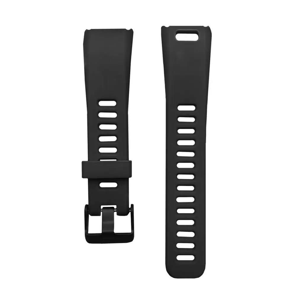 Для часы Garmin vivosmart HR высококачественный ТПЭ спортивные часы сменный ремешок на запястье/ремешок черный+ желтый(2 шт. в упаковке