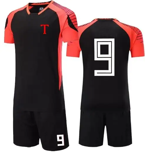 Азиатский размер мужской детский Mark LENDERS Oliver Atom Captain Tsubasa Maillots camisetas de futbol Hyuga Landers