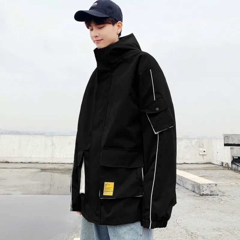 Мужская куртка свободная Корейская версия бренд tide оснастка мужская весна 2020