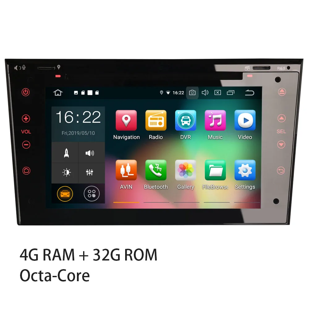 7973 64 Android автомобильный Стерео Авторадио 2 Din для Opel Vauxhall Corsa C Vectra C Zafira Astra CD DVD WIFI мультимедийный проигрыватель - Цвет: 4G RAM 32GB ROM