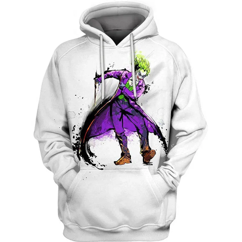 hoodies PLstar Cosmos joker Super Evil Personality 3d hoodies/Sweatshirt Winter long sleeve Pullover Fashion Harajuku streetwear - Цвет: hoodies