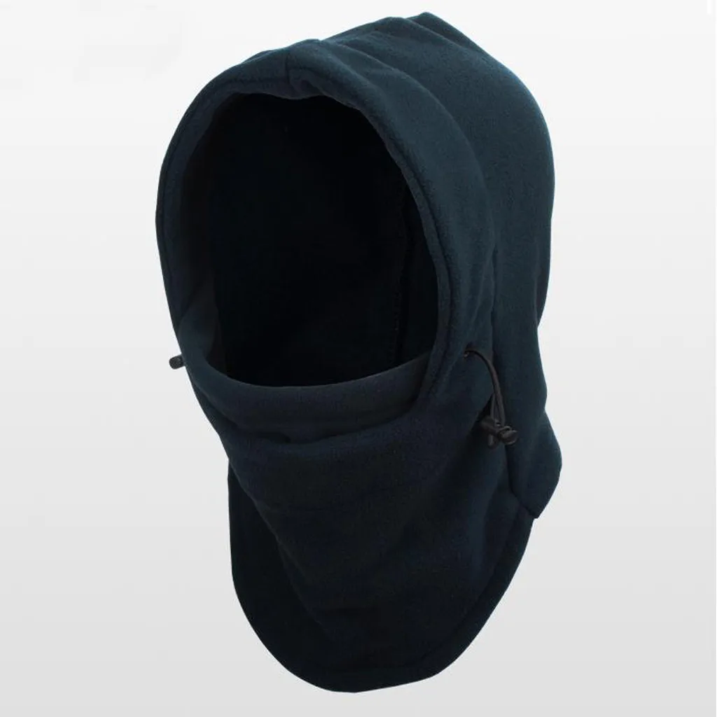 Winter Outdoor Riding Windproof Fleece Hood Mask Thick Warm Snow Cap  Fashion Ear Protection Mask Warm Thermal Fleece Balaclava mens fur bomber hat