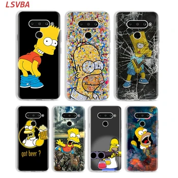 Перейти на Алиэкспресс и купить Силиконовый чехол Homer J. Симпсон для LG W30 W10 V50S V50 V40 V30 K50S K40S K30 K20 Q60 Q8 Q7 Q6 G8 G7 G6 ThinQ чехол для телефона