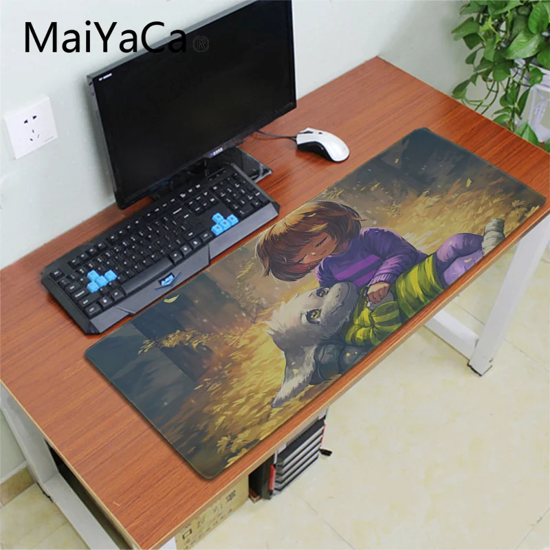 Lock Edge 30x60cm Maiyaca Undertale офисный коврик для мыши игровой коврик для мыши xl скоростной игровой коврик клавиатура Коврик для мыши ноутбук Laptop персональный компьютер Настольный коврик - Цвет: Lock Edge 30x60cm