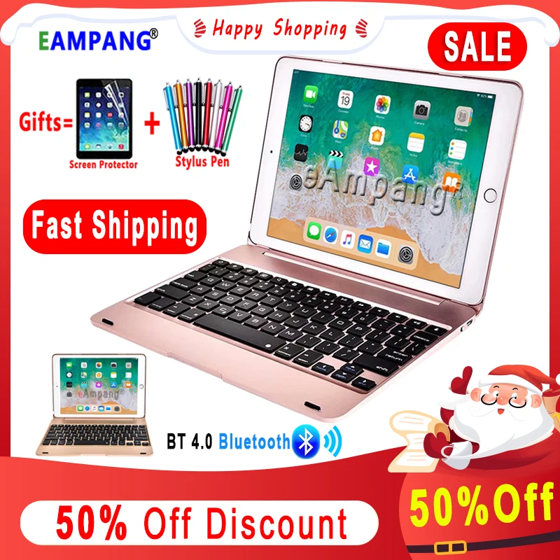 

Smart Keyboard for Apple iPad 9.7 2017 2018 5th 6th Generation Bluetooth Keyboard Case for iPad Air 1 2 5 6 Pro 9.7 mini 2 3 4 5