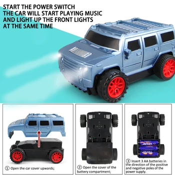

Magic Pen Inductive Car Truck Follow Any Drawn Black Line Track Mini Toy Engineering Vehicles Educational Toy