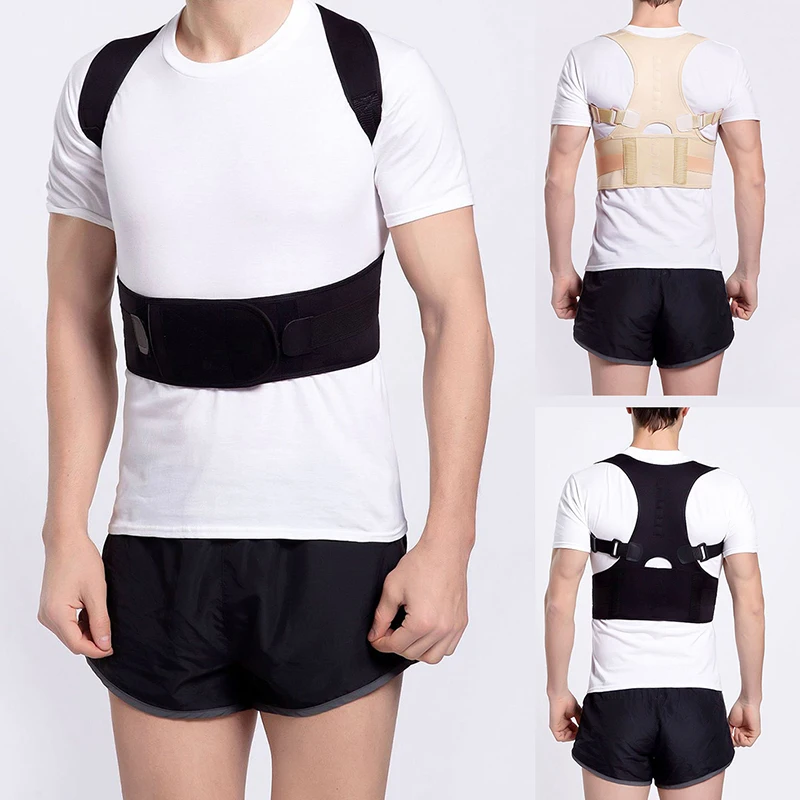 

Waist Trainer Back Corrector Correction Belt Shoulder Brace Spine Support Belt Adjustable Corset Back Support