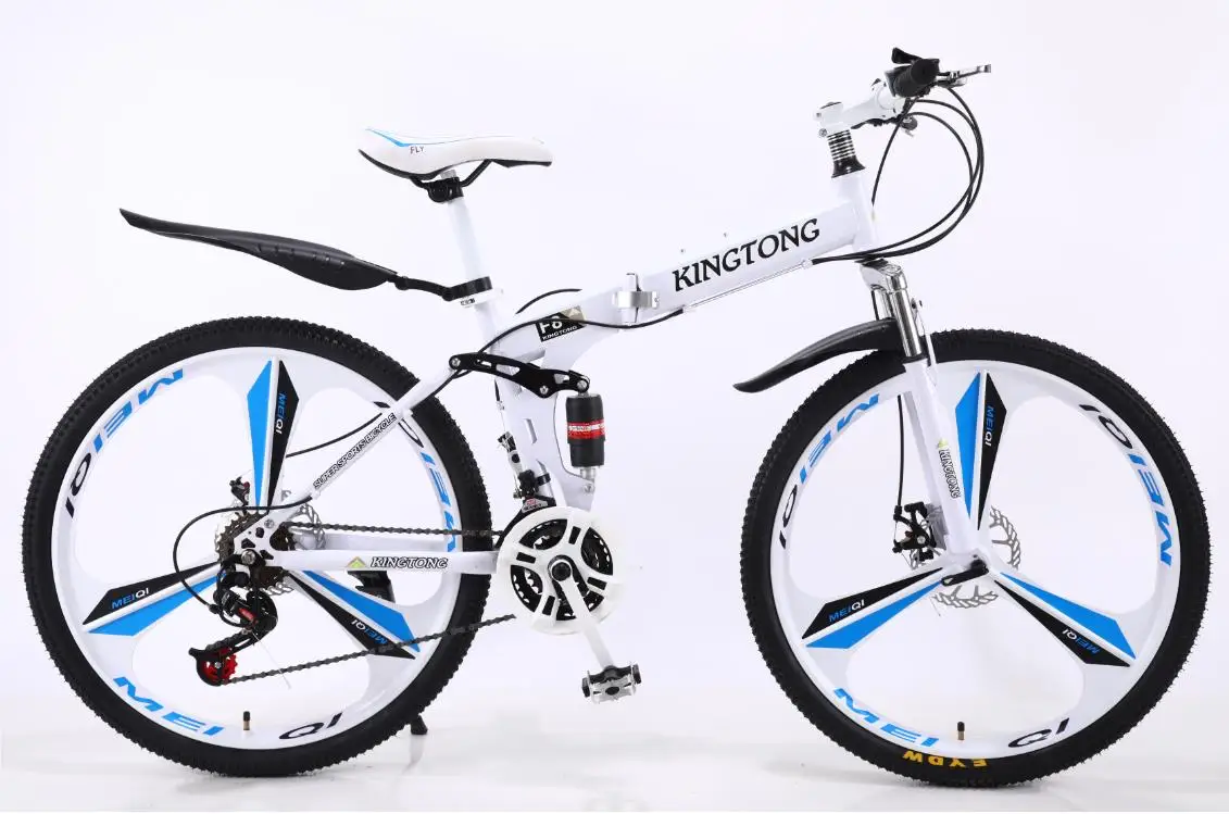 KINGTONG Double disc brake 21/24/27 Speed Mountain Bike 24/26inch Fat Tire Bikes Shock Absorbers Bicycle Free Delivery Snow Bike