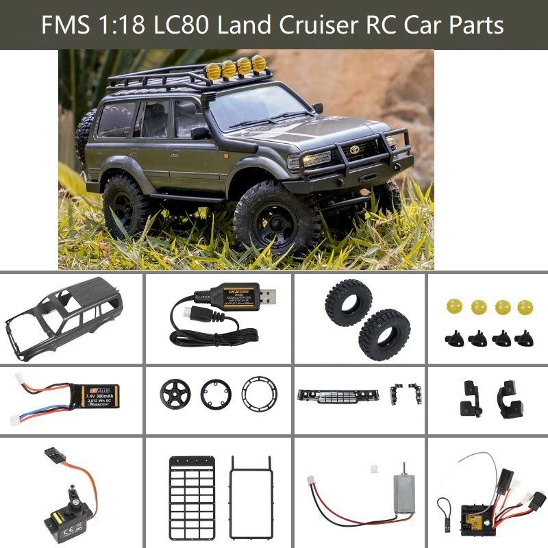 Land Cruiser Rc FMS 1:18 RC Vehicle Parts For Land Cruiser:SERVO