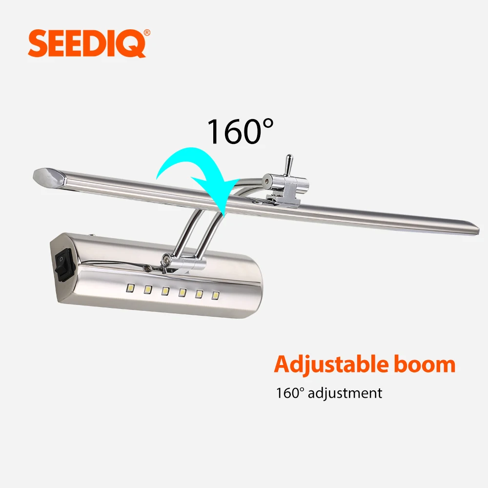  Modern Bathroom Mirror Light 220v 110V 7W 40cm 9W 55cm Waterproof Stainless Steel Led Wall Lamp Wit - 4000146017233