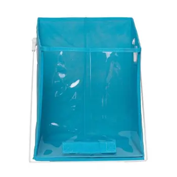 

Folding padded laundry basket storage bucket household storage basket dirty clothes basket telescopic debris rack