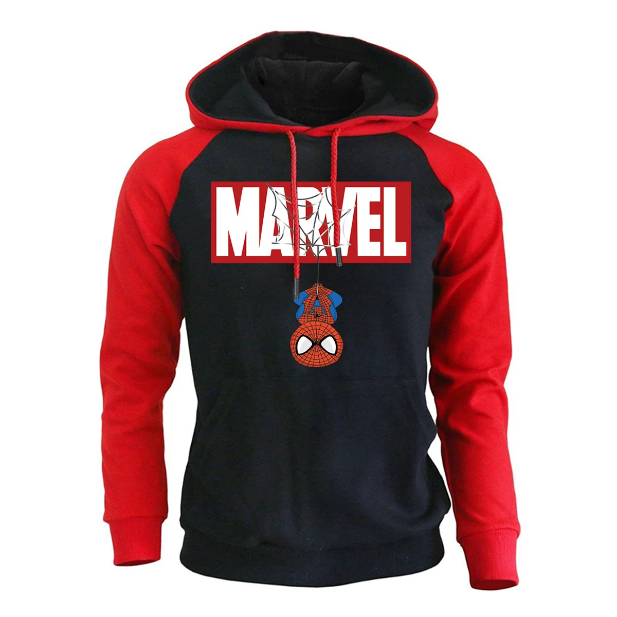 Модные «Человек-паук», толстовки с Marvel Для мужчин высокое качество одежда с принтом буквы Для мужчин s реглан, толстовка с капюшоном и длинным рукавом, sudaderas para hombre