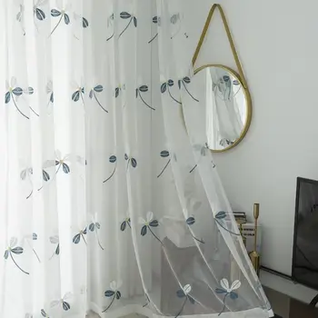 

Embroidered Three-dimensional Embroidered Window Screen Light-transmitting And Breathable Finished Windows Screen Beds