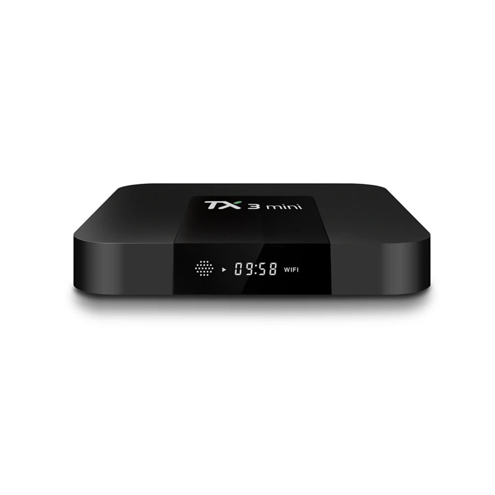 TX3 мини-бокс Android 7,1 2 Гб 16 Гб четырехъядерный процессор Amlogic S905W Suppot H.265 4K WiFi Android ТВ приставка телеприставка