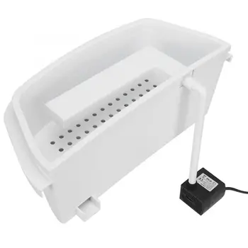 

Large Size Fitering Box Multi-functional Tortoise Fish Aquarium Filter with Feeding Trough and Climbing Ladder