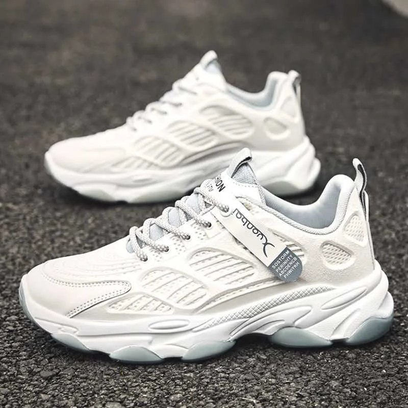 Мужские кроссовки на толстой подошве Модная обувь платформе Новинка 2020 года