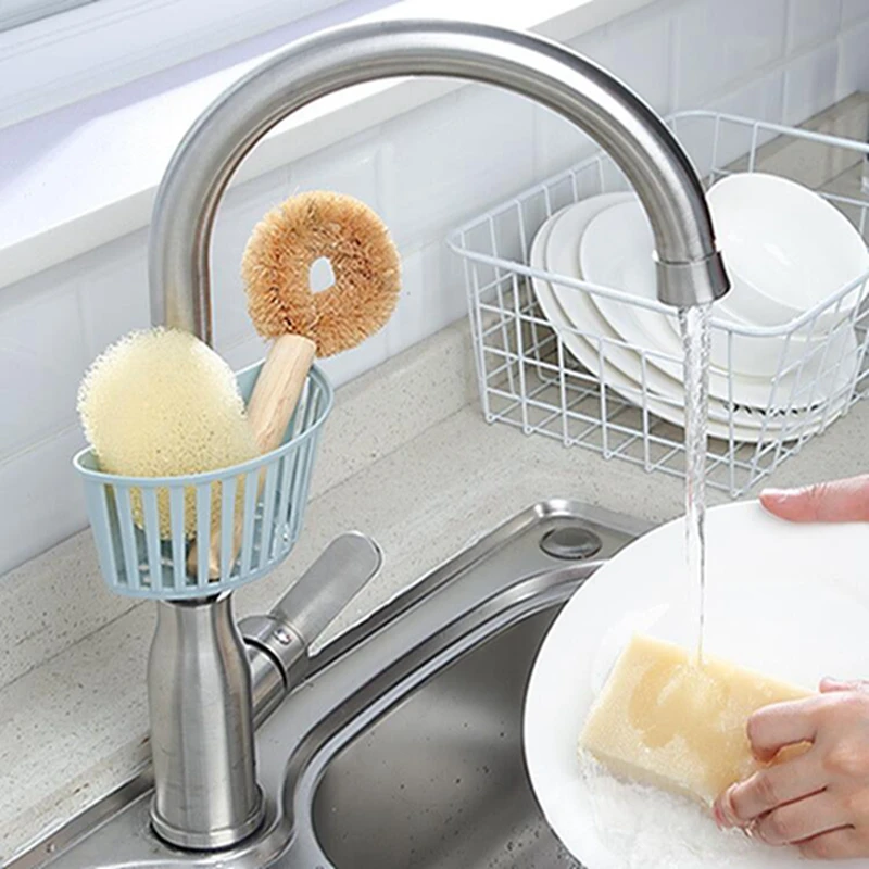 Kitchen Racks Hanging Drain Basket Multifunctional Portable Plastic Kitchen Gadget Storage Organizer Holders Racks