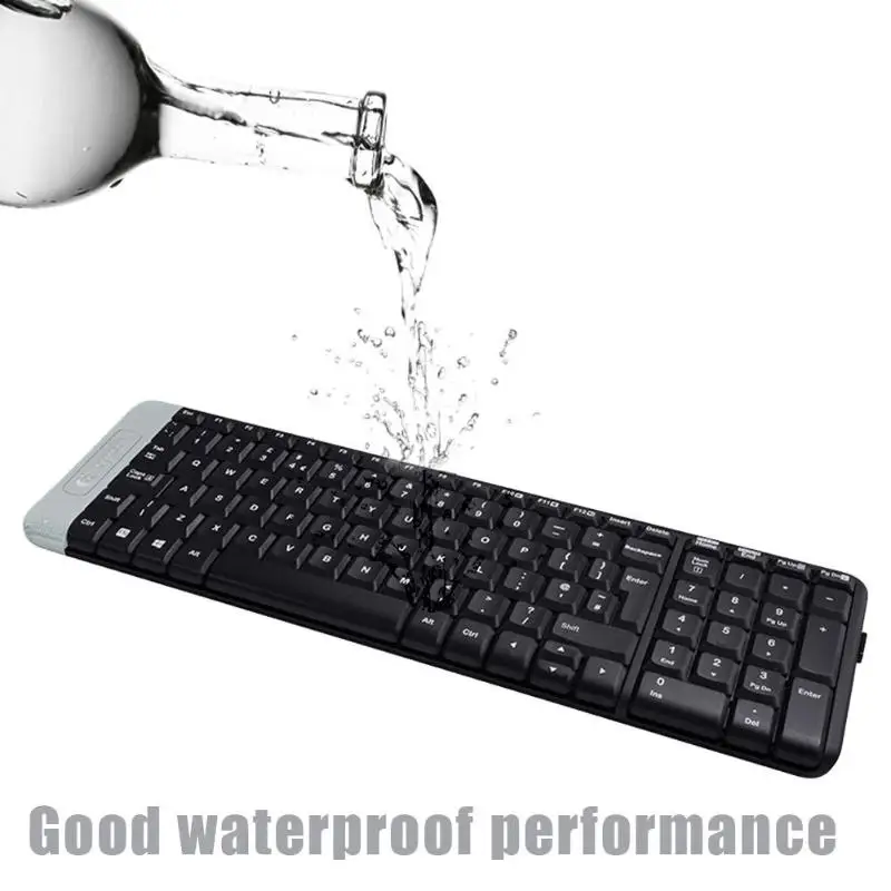 Беспроводная клавиатура logitech K230 бесшумная 2 4 ГГц домашняя Офисная Клавиатура
