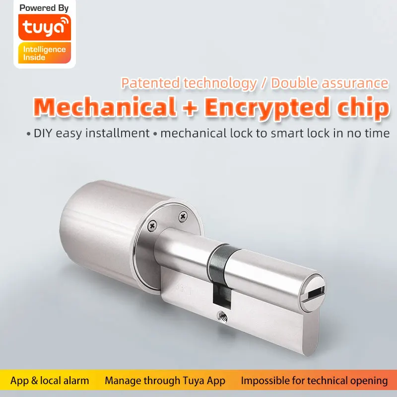 2019 Newest Xiaomi Vima Tuya Smart Lock Core Cylinder Intelligent Security Door Lock Encryption Wit