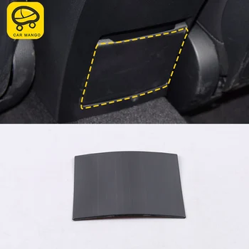 

CarManGo for Mercedes-Benz A-Class 2019 W177 V177 Auto Car Rear Vent Storage Box Trim Frame Sticker Cover Interior Accessories