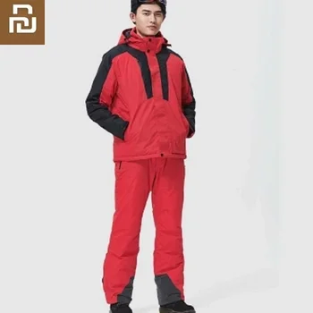 

Youpin ULEEMARK Male outdoor skiing Suit Waterproof and breathable 3M efficient warm velvet Moisture absorbing coat trousers