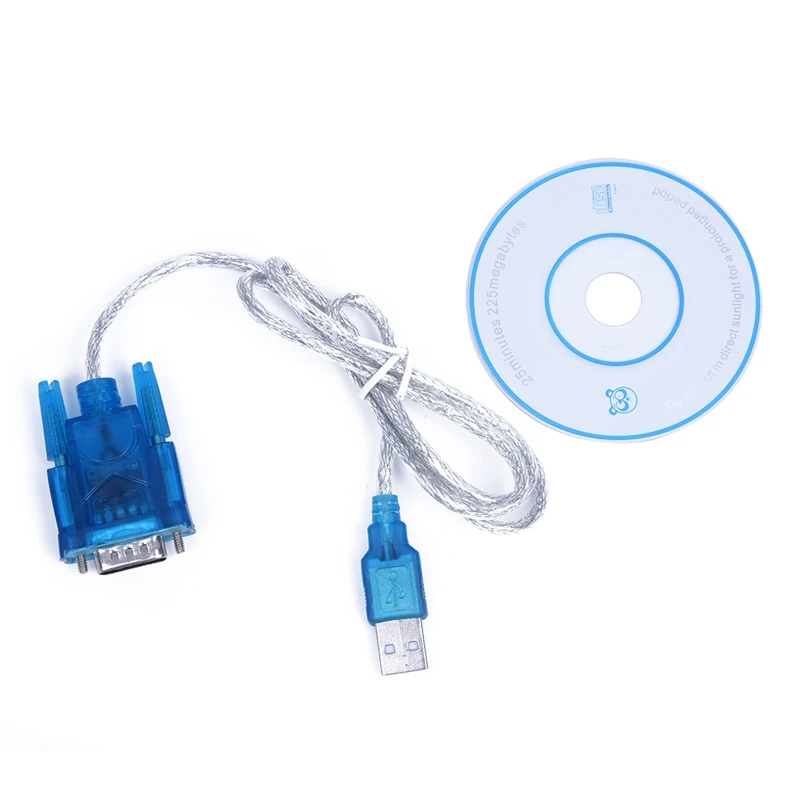 1 шт. Usb в Rs232 серийный 9 Pin Db9 Кабель адаптер конвертер и 1 шт. 4.9Ft Rj45 штекер в D-Sub Rs232 Db9 Женский адаптер плоский кабель