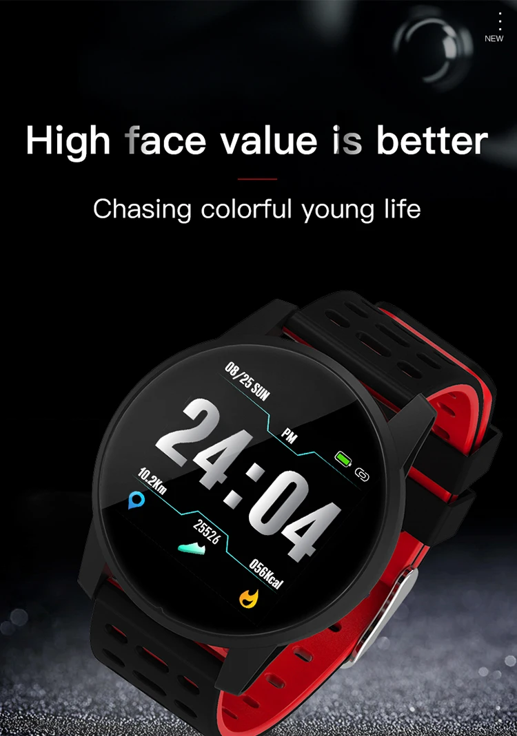 Смарт-часы фитнес-браслет трекер активности пульсометр кровяное давление smartwatch для ios Android apple iPhone relogio