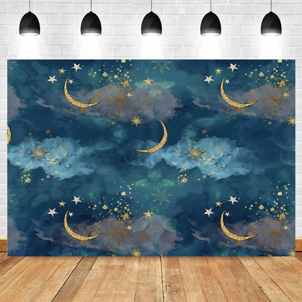 

Yeele Newborn Baby Shower Birthday Background Photography Moon Star Backdrop Portrait Photocall Party Photo Studio Photographic