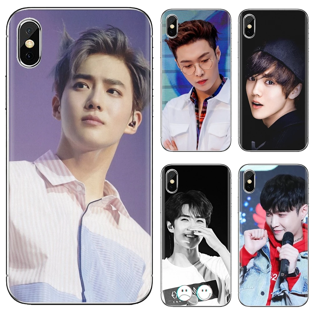 EXO LAY SUHO luhan Oh Se Hun For Huawei Mate Honor 4C 5C 5X 6X 7 7A 7C 8 9 10 8C 8X 20 Lite Pro Silicone Skin Case | Мобильные