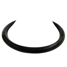 ACECHANNEL полированный блестящий твердый нержавеющая сталь раб воротник с замочком крутящий момент колье ожерелье фетиш одежда ювелирные изделия