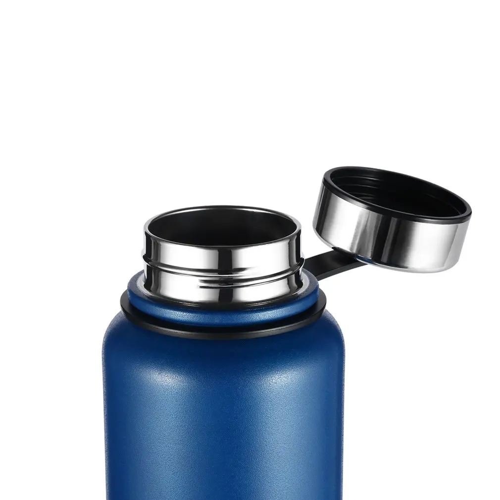OUTAD Durable Skidproof Lightweight 610mL Double Vacuum Insulation Wall Stainless Steel Material Large Mouth Vacuum Bottle