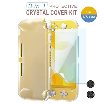 

OIVO TPU Cover Case Set For Nintend Switch Lite Anti-Scratch Soft Transparent Screen Protector Silicone Thumb Stick Grip Caps