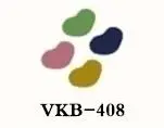 Луна кошка печатная платформа, японский импорт VKB широкая фасоль четырехкратное уплотнение, резиновое уплотнение Ткань искусство с крышкой пальца принт в виде грязи - Цвет: VKB-408