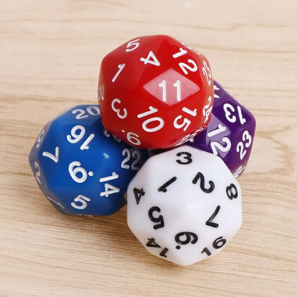 6 шт./компл. акриловые многогранные кости для TRPG настольной игры Подземелья и Драконы