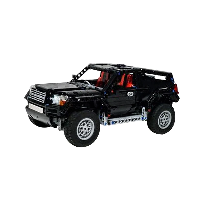 

AWD 2061 SUV Off-road Vehicle Mechanical Pull Back Building Blocks Educational Kids City Technic Car Bricks Toys Boys