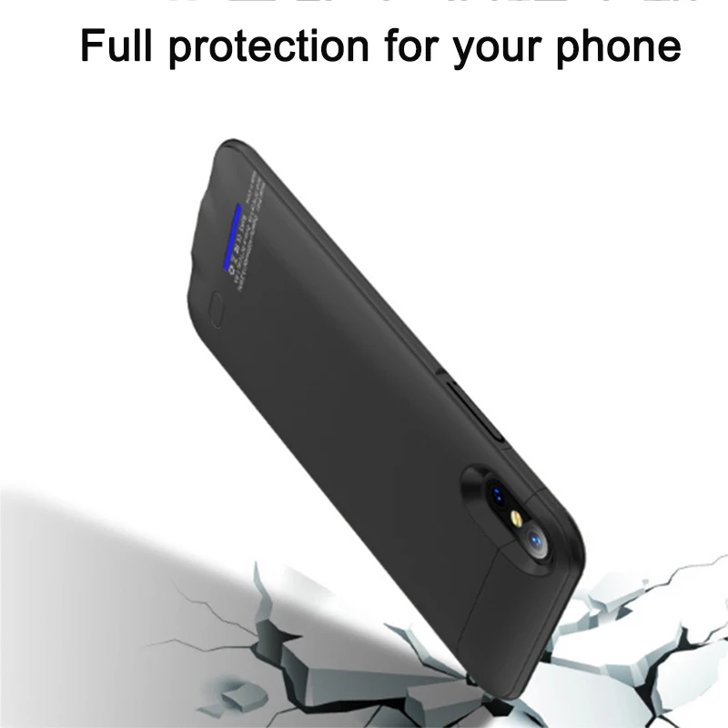 JAVY портативное зарядное устройство для iPhone 6 S 7 8 Plus, чехол для зарядного устройства для iPhone X R Max, портативная Магнитная подставка