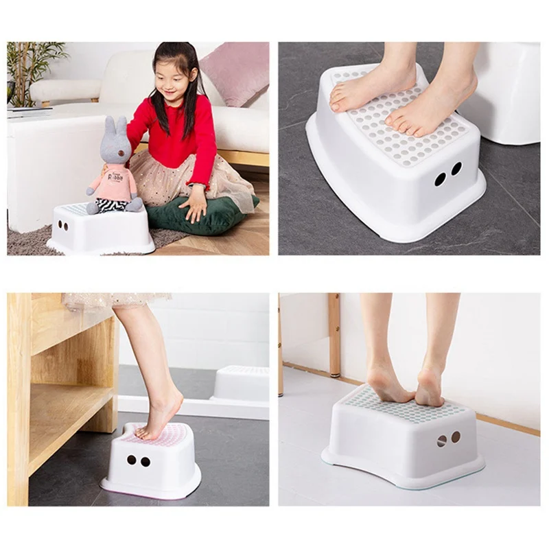 

Bench Plastic Stool Bathroom Feeding Hand Washing Bath Stepping Piano Pad Footstool Short Baby Non-slip Children Small Platform