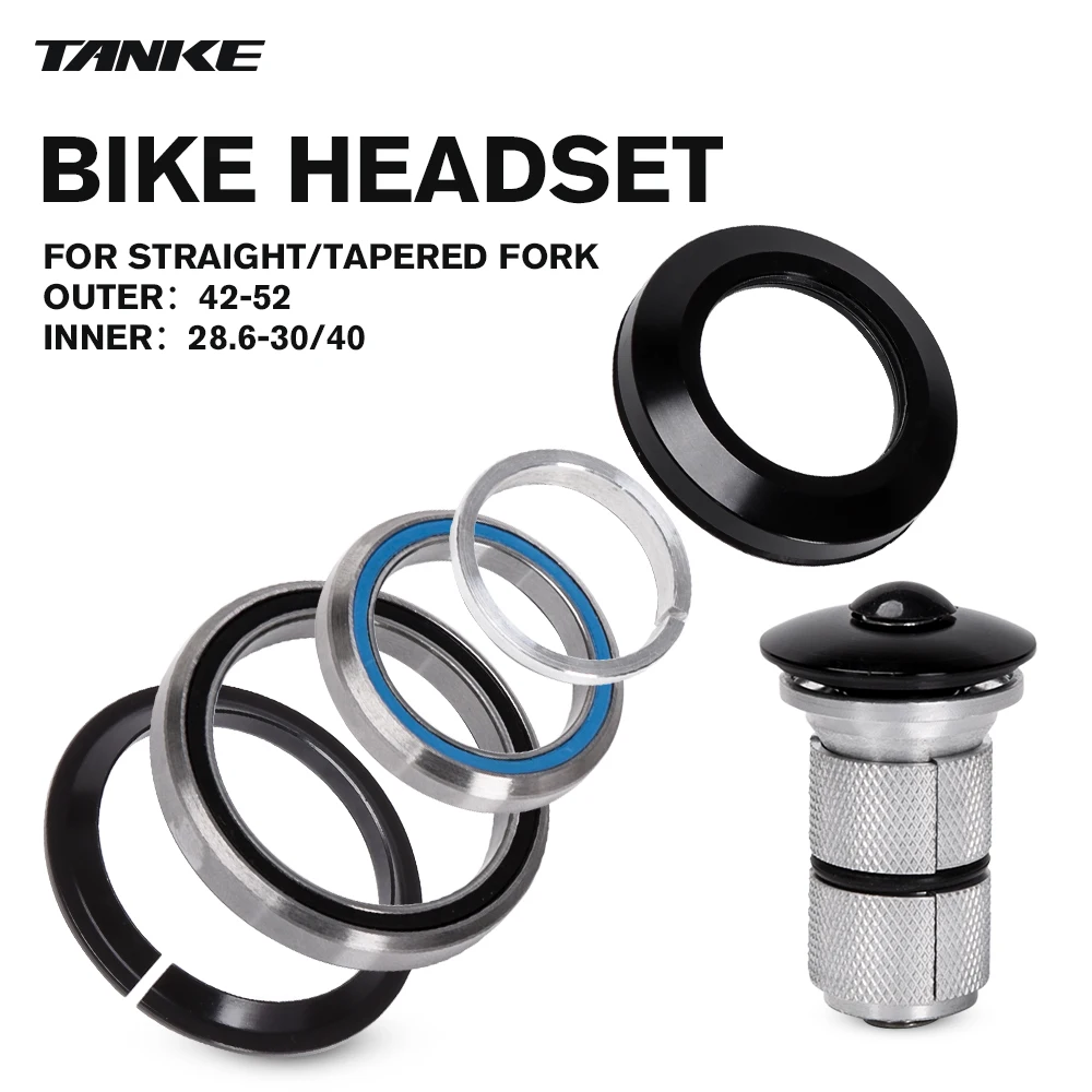 Road BMX Bicycle Bike External Cup Headset Sealed Bearing 34mm 11/8" Threadless Design and
