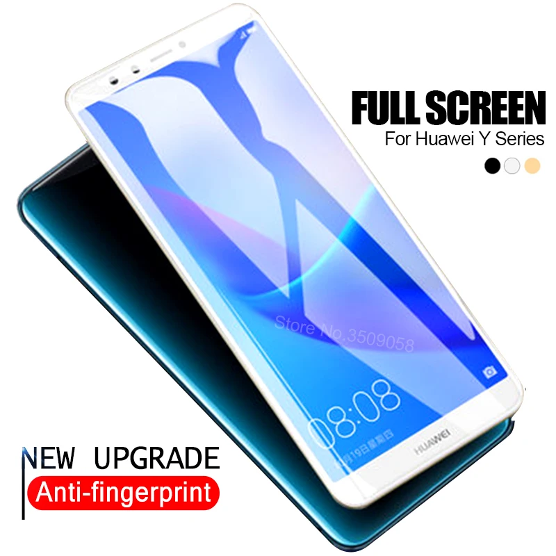 Protezione Completa Per Huawei Y7 Vetro Temperato Per Huawei Y3 Y9 2018 Y3 Y5 Y6 Pro Y7 Prime 2017 Y5Ii Y6 Ii Pellicola Protettiva Glas