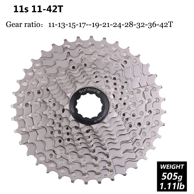 Sunshine MTB кассета 8S 9S 10S 11S велосипедный маховик Звездочка сменная шестерня с вешалкой Запчасти для горного велосипеда