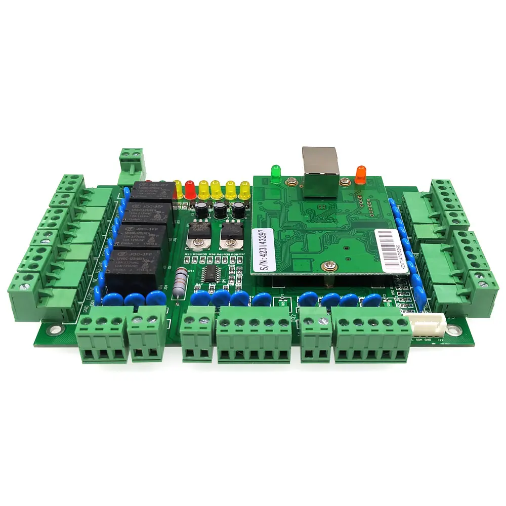 TCP/IP четыре двери контроллер доступа 32-битный 40 000 пользователей, поддержка нескольких-вызов функций/посещаемость времени/пожарной сигнализации и т. Д. sn: T04