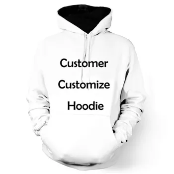 

Brand Design Men/Women Long Sleeve Hooded Sweatshirts Customer Customize Hoodies Pullovers DropShipping Custom DIY Design 01-18